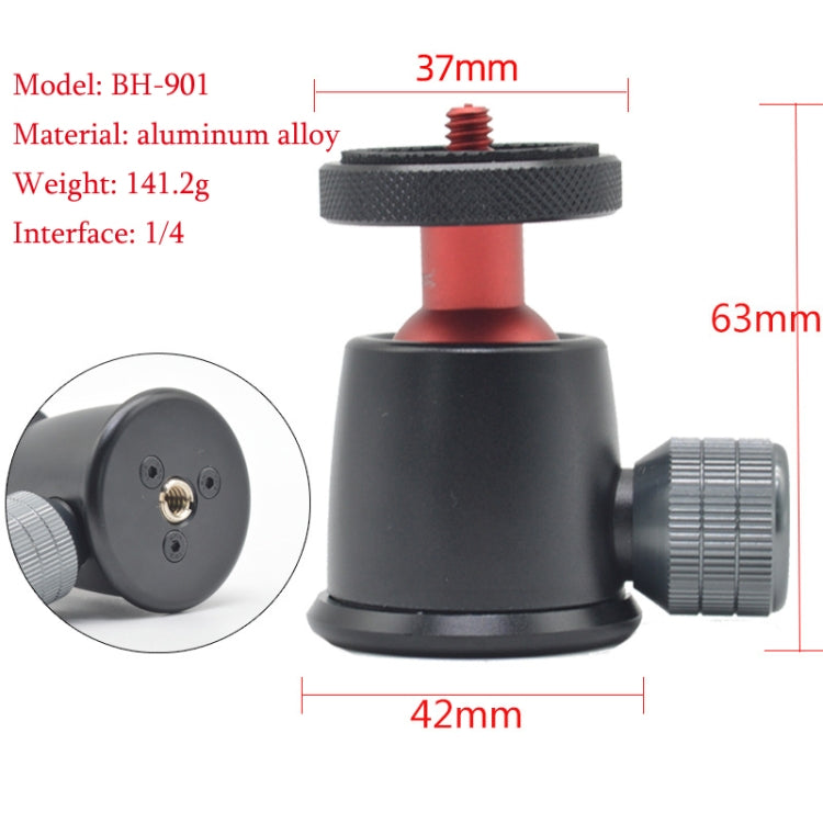 BH-901 Mini Desktop Aluminum Alloy Tripod Mini Ball Head 360 Degree Pan 90 Degree Tilt Tripod

Mini Desktop Aluminum Alloy Tripod with 360° Pan and 90° Tilt Ball Head
