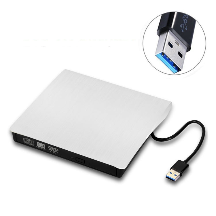 Brushed Texture USB 3.0 Popup Mobile External DVD-RW Drive for ODD & HDD Device