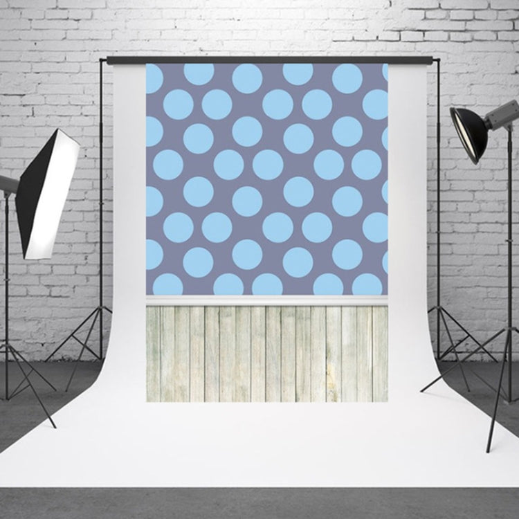 Light Dot Retro Wooden Board Baby Photo Shoot Background Cloth - 1.5m x 2.1m