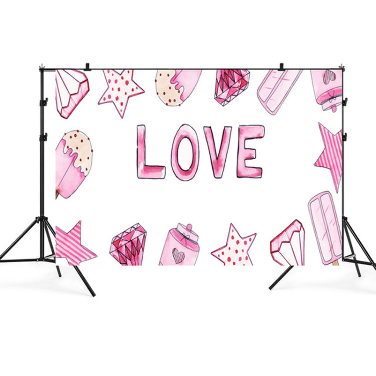 Valentine's Day Photography Background Cloth - 2.1m x 1.5m, 017
