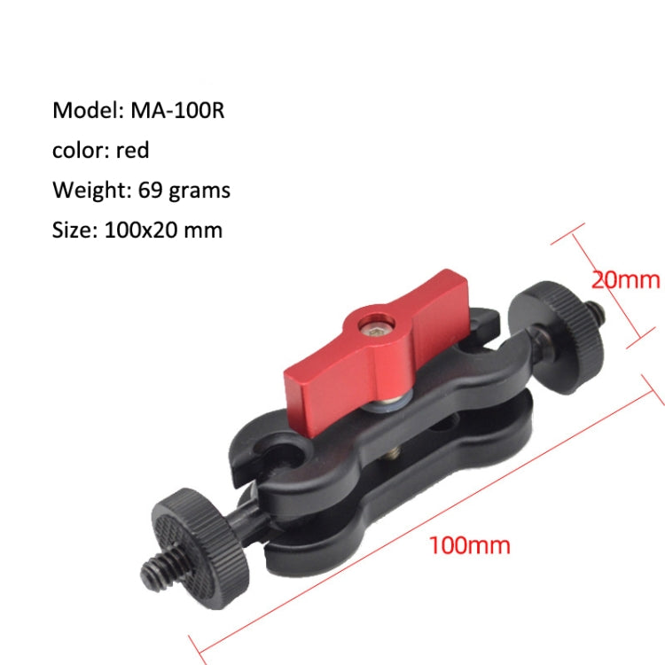 Versatile Red YJ Magic Arm Bracket for Cameras and Accessories