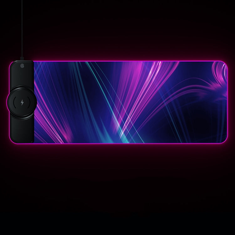 15W Wireless Charging RGB Luminous Mouse Pad - 810 x 310 x 4mm