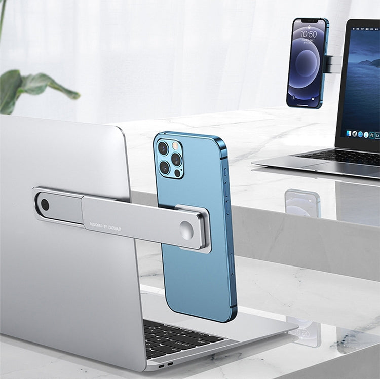 Oatsbasf Magnetic Phone to Computer Sync Screen Aluminum Bracket (Silver)