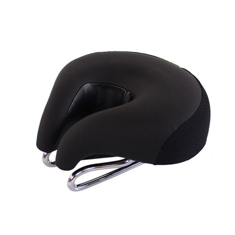 Comfortable Shock Absorbing Soft Saddle for Mountain Bikes in Black