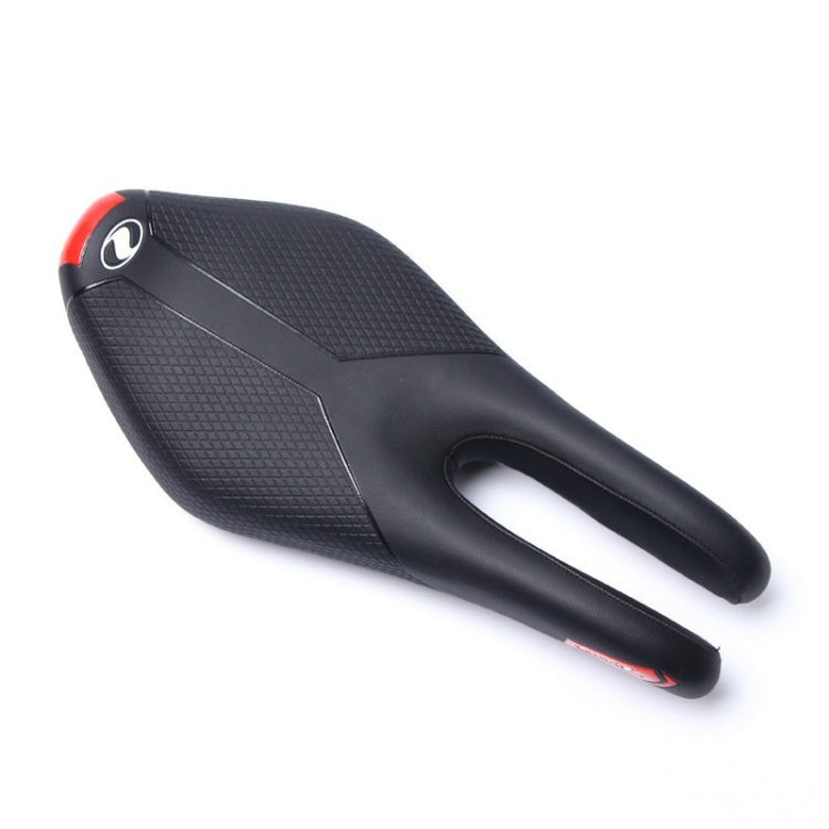 STARBK Mountain Bike Saddle Seat Cushion - Comfortable Black and Red Bicycle Seat