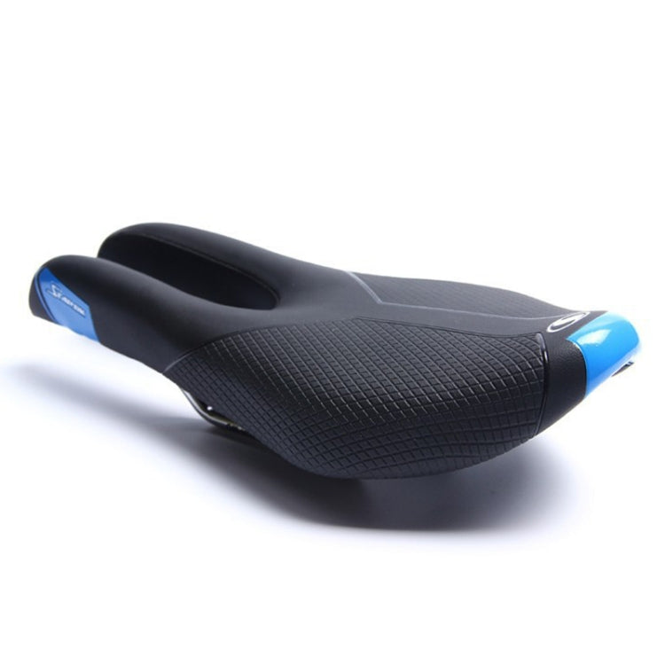 STARBK Mountain Bike Saddle Seat Cushion for Comfortable Long-Distance Riding (Black Blue)