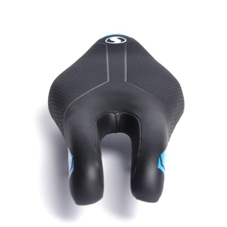 STARBK Mountain Bike Saddle Seat Cushion for Comfortable Long-Distance Riding (Black Blue)