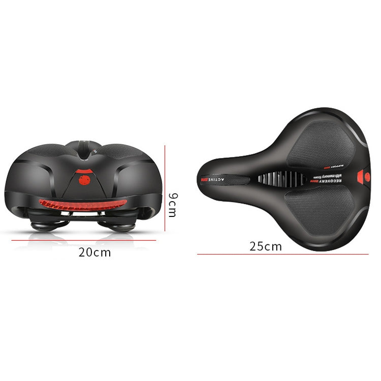 Blue Bicycle Seat Saddle - Comfortable, Waterproof, and Shock-Absorbing