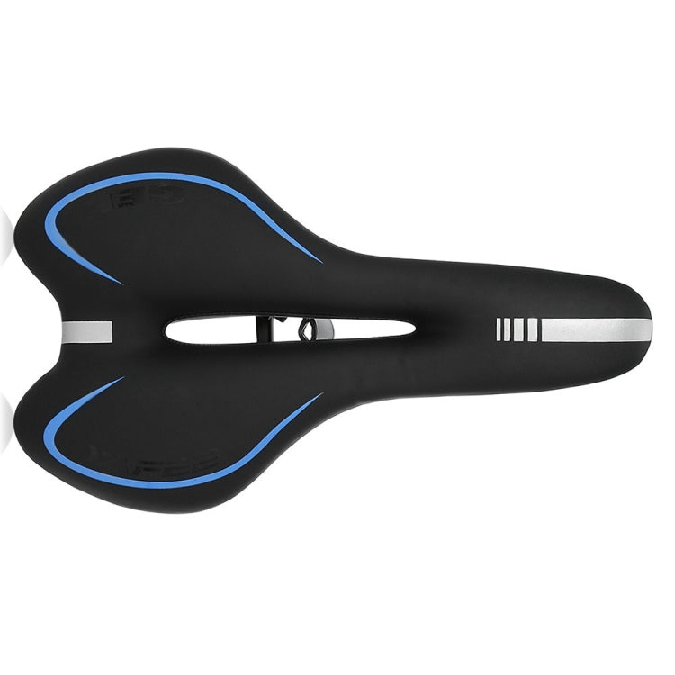 Silicone Bicycle Seat Mountain Bike Saddle Seat Cushion Comfortable Bicycle Accessories Equipment(Blue)
