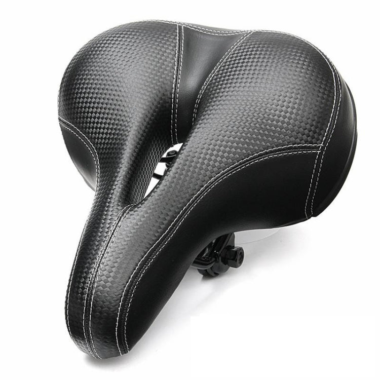 Comfortable Black Mountain Bike Seat with Thick Soft Sponge