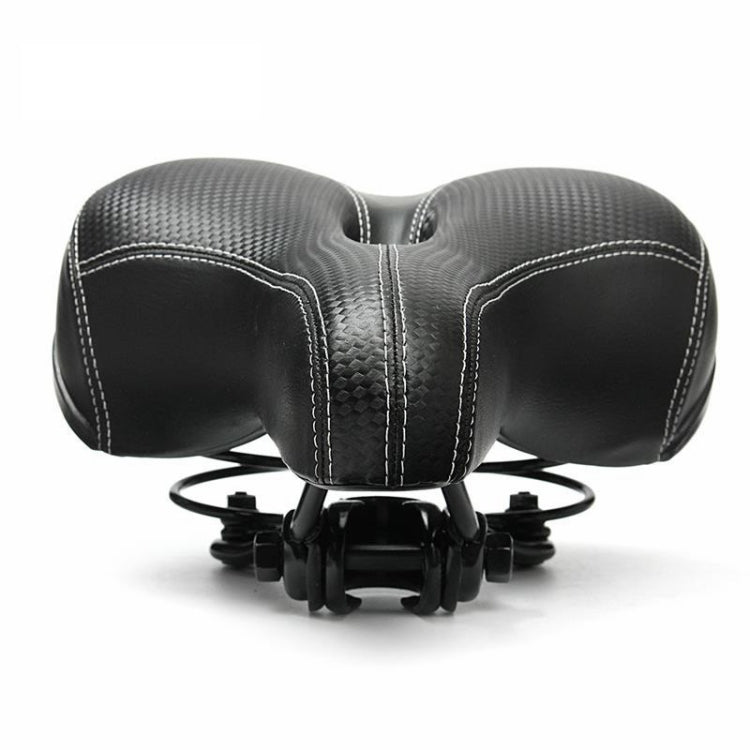 Comfortable Black Mountain Bike Seat with Thick Soft Sponge