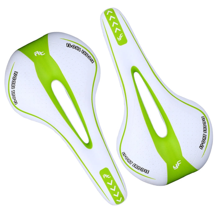 YAFEE YF-1018 Mountain Bike Saddle - White Green