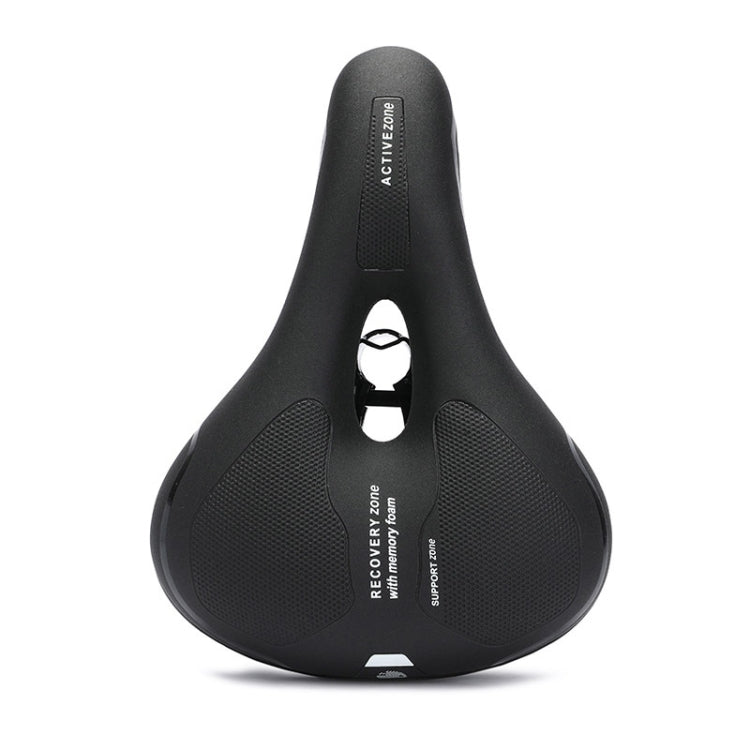 Comfortable Mountain Bike Seat with Thick Memory Foam and Shock Absorption (Black)