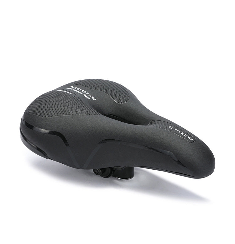Comfortable Mountain Bike Seat with Thick Memory Foam and Shock Absorption (Black)