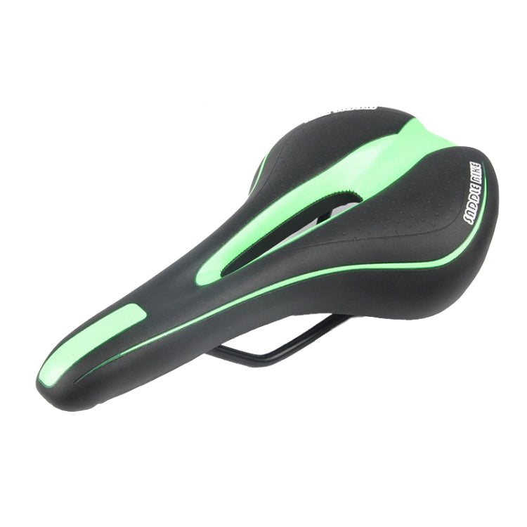 Comfortable Dark Green Mountain Bike Saddle for Versatile Biking