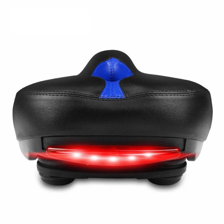 Blue Mountain Bike Cushion with Built-in Light and Shock Absorbing Design