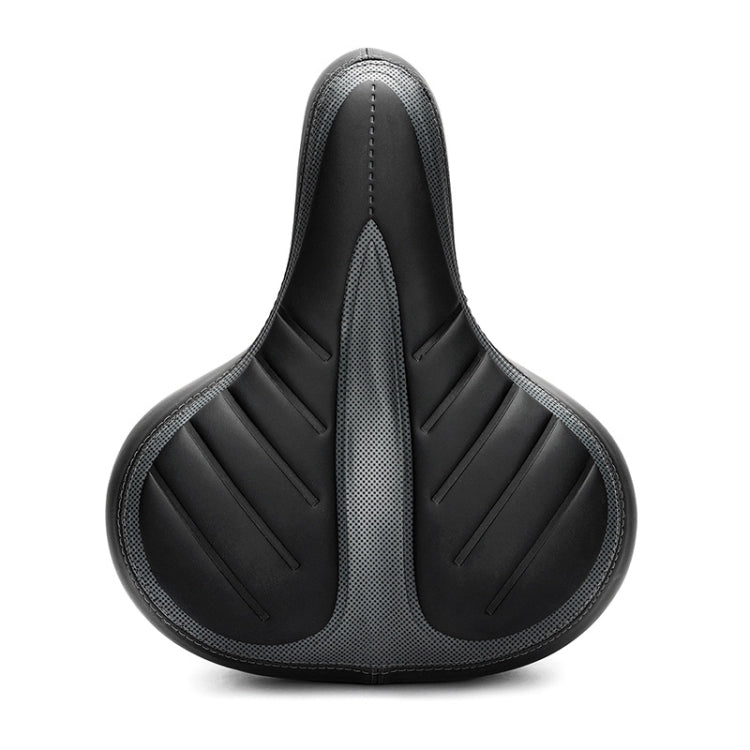 Comfortable Shock-Absorbing Bicycle Seat Cushion for Mountain and Road Bikes (Black)