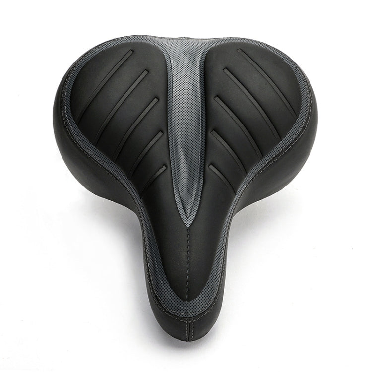 Comfortable Shock-Absorbing Bicycle Seat Cushion for Mountain and Road Bikes (Black)
