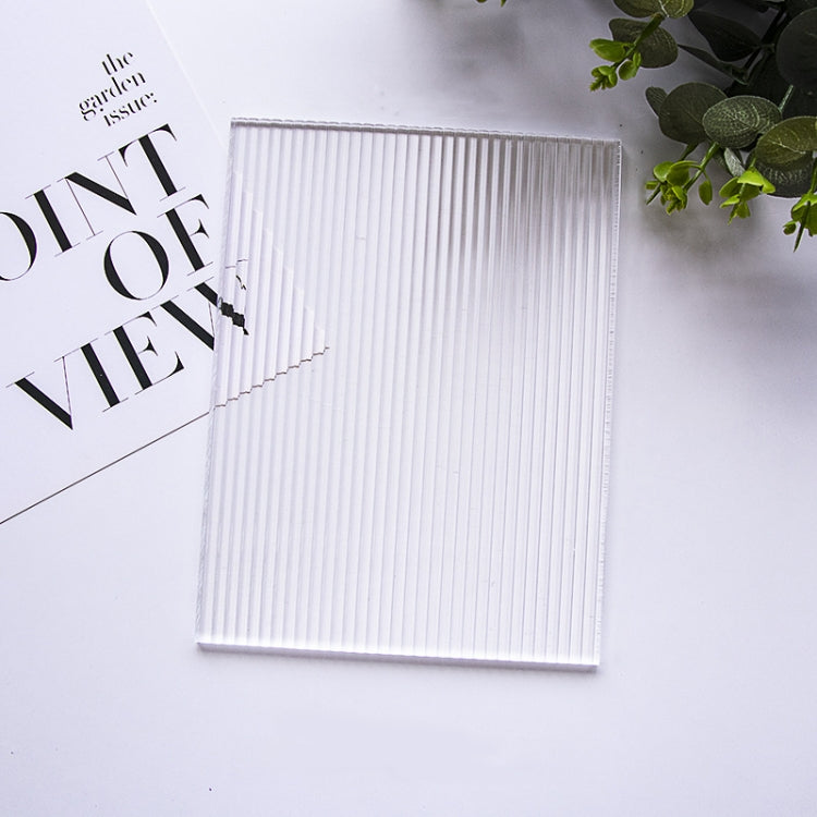 15 x 20cm Acrylic Texture Pinstripe Background Board for Photography
