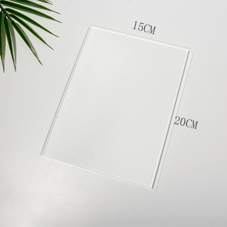 15 x 20cm Acrylic Texture Pinstripe Background Board for Photography