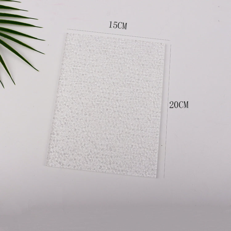 Acrylic Texture Background Board - 15 x 20cm, Geometric Ice Pattern