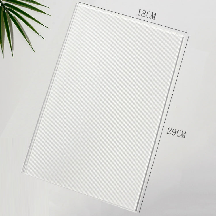 Acrylic Texture Background Board for Product Photography and Decor - Pinstripe Pattern