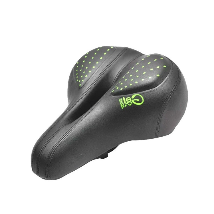 Green Silicone Bicycle Saddle for Comfortable and Safe Riding