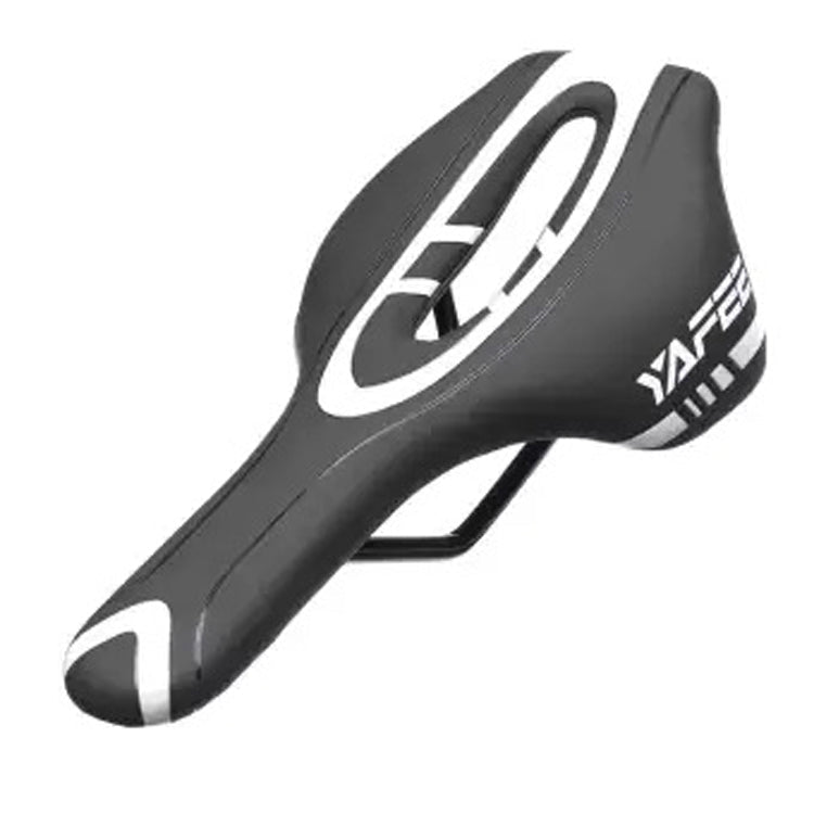 YAFEE Hollow Mountain Bike Saddle with Ventilation and Comfort (White)