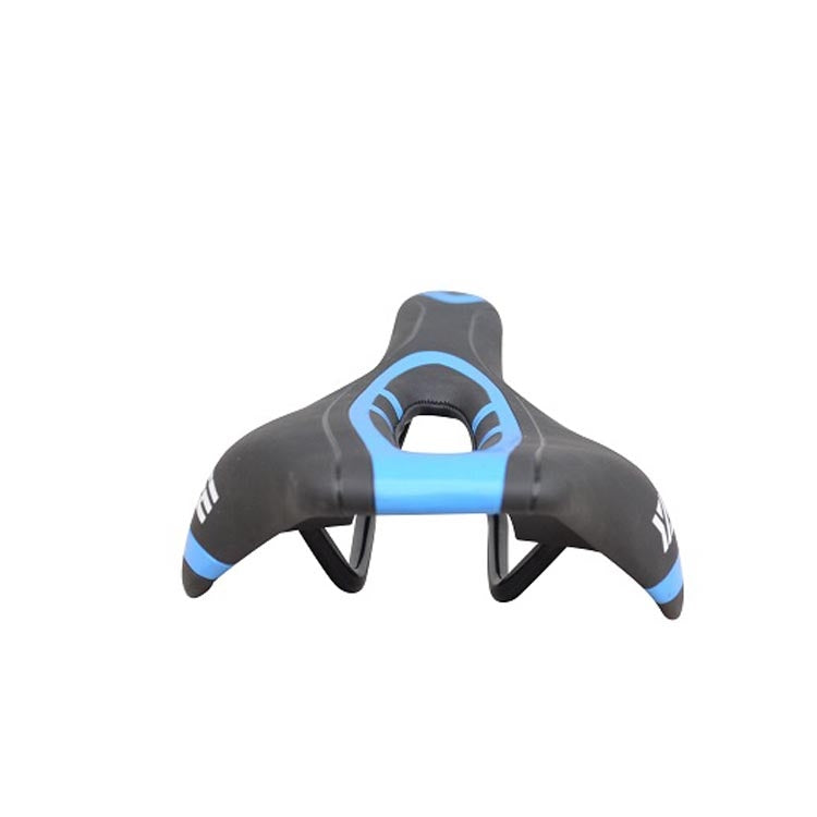 YAFEE Mountain Bike Saddle - Hollow Bicycle Seat (Blue)