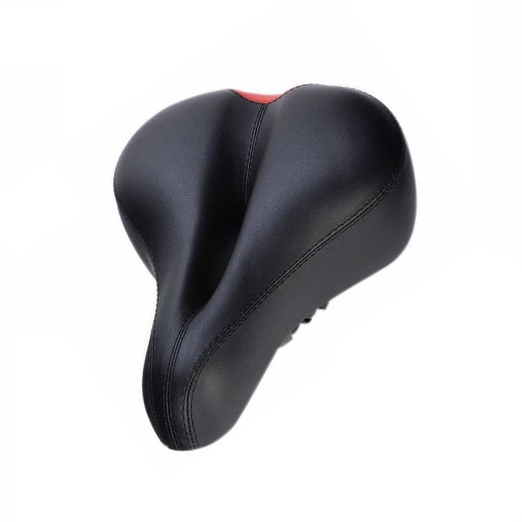 Red Bicycle Saddle with Shock Absorption and Comfortable Design