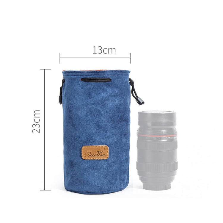 Shockproof Camera Lens Bag - Blue