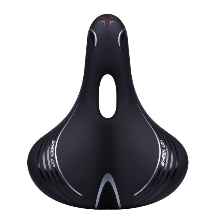 Wheel Up Bicycle Seat Saddle for Mountain and Road Bikes (Black) - Comfort, Performance, and Durability