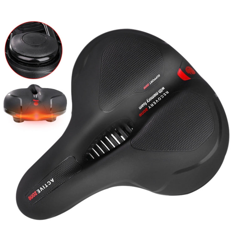 Shock Absorber Red Black Mountain Bike Saddle by Wheel Up