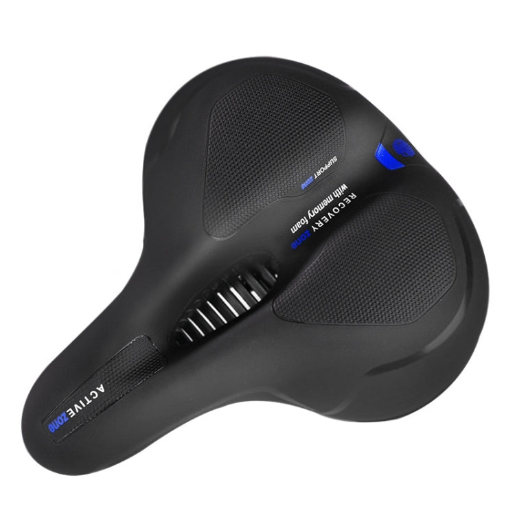 Mountain Bike Saddle with Shock Absorber Blue Black