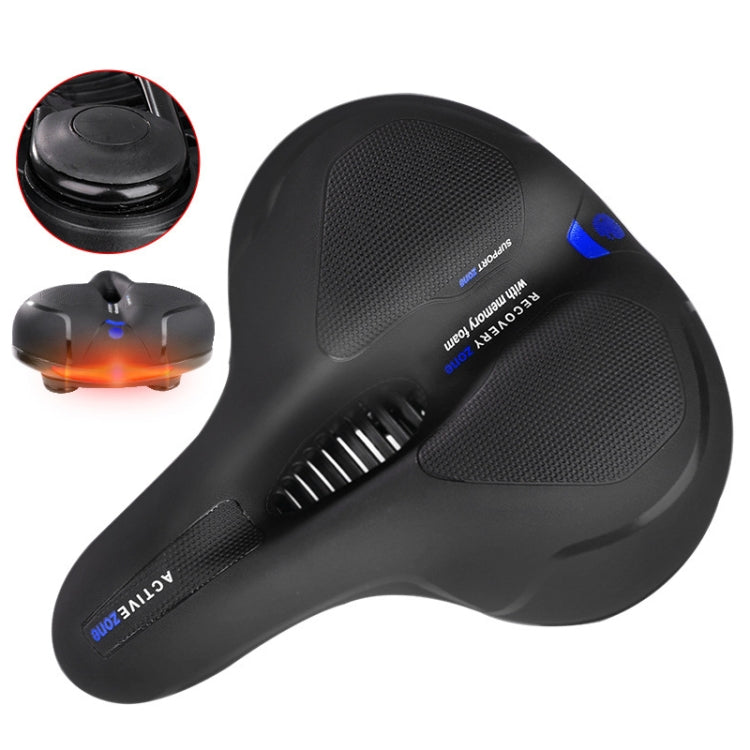 Mountain Bike Saddle with Shock Absorber Blue Black