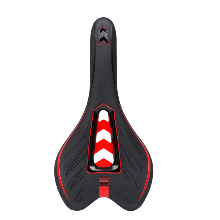 Comfortable Red Hollow Ventilated Bicycle Seat