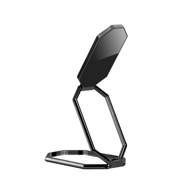 Zinc Alloy Mobile Phone Ring Holder with Magnetic Car Mount (Cool Black)