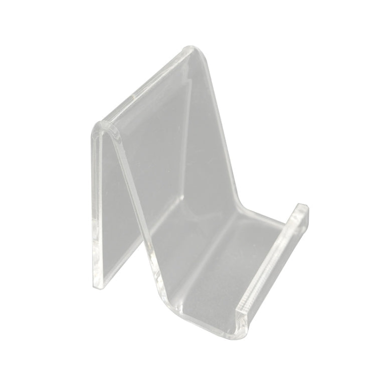 QH-040 10 PCS Clear Acrylic Mobile Phone Display Stand