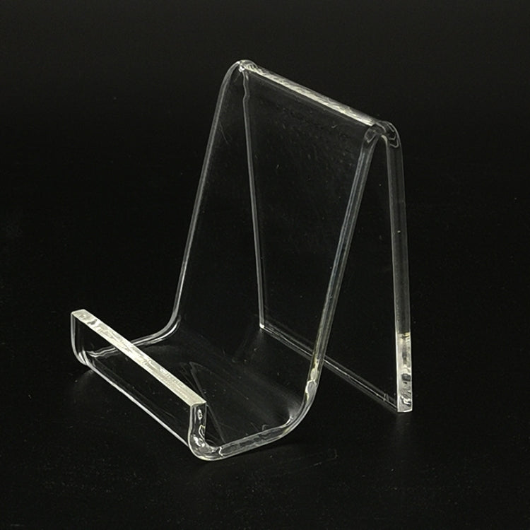 QH-040 10 PCS Clear Acrylic Mobile Phone Display Stand