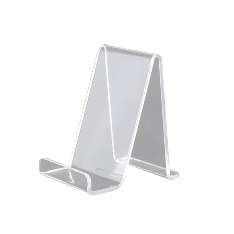 Acrylic Transparent Mobile Phone Display Stand - Set of 10