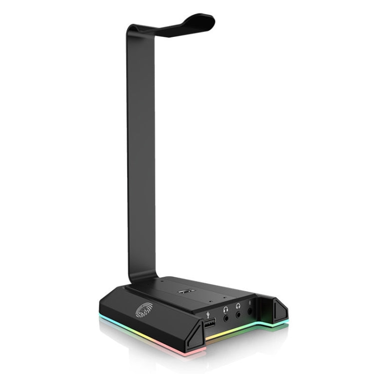 Detachable Gaming Headset Bracket with RGB Lighting and USB Interface