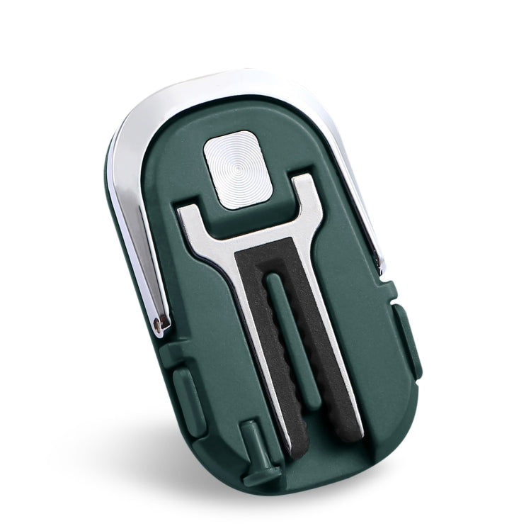 Car Multi-Function Air Outlet Navigation Ring Bracket (Dark Night Green) - Set of 3