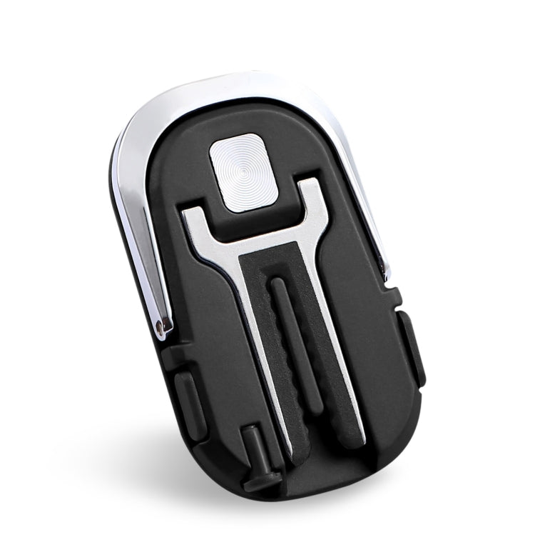 3 Piece Creative Car Phone Holder with Multi-Function Air Outlet Navigation Ring Bracket (Black)