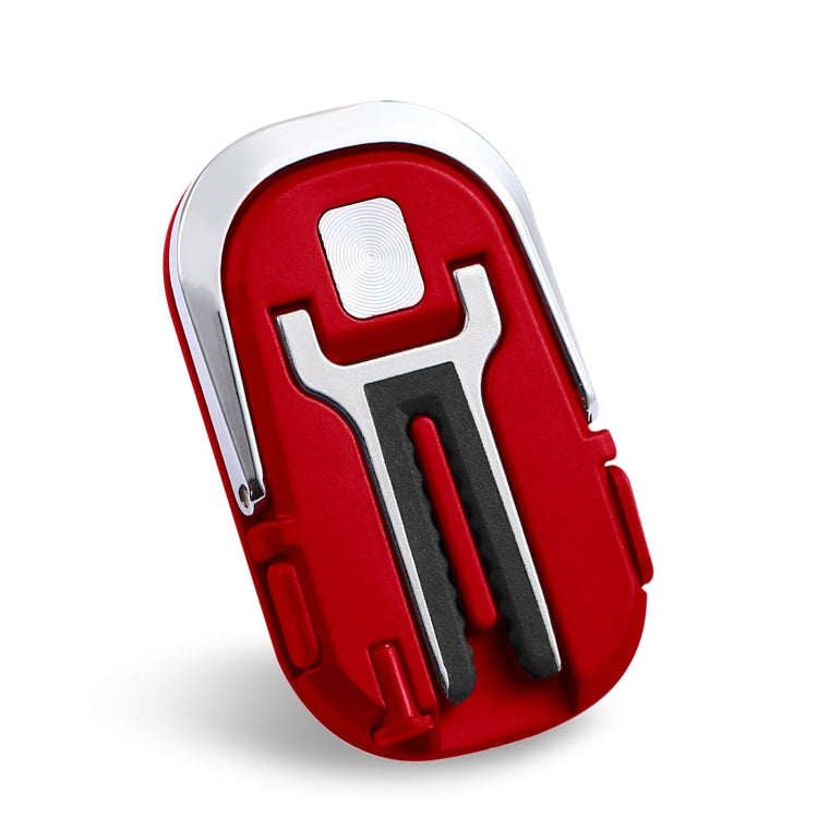 3 PCS Creative Car Phone Holder with 360-Degree Rotation (Red)