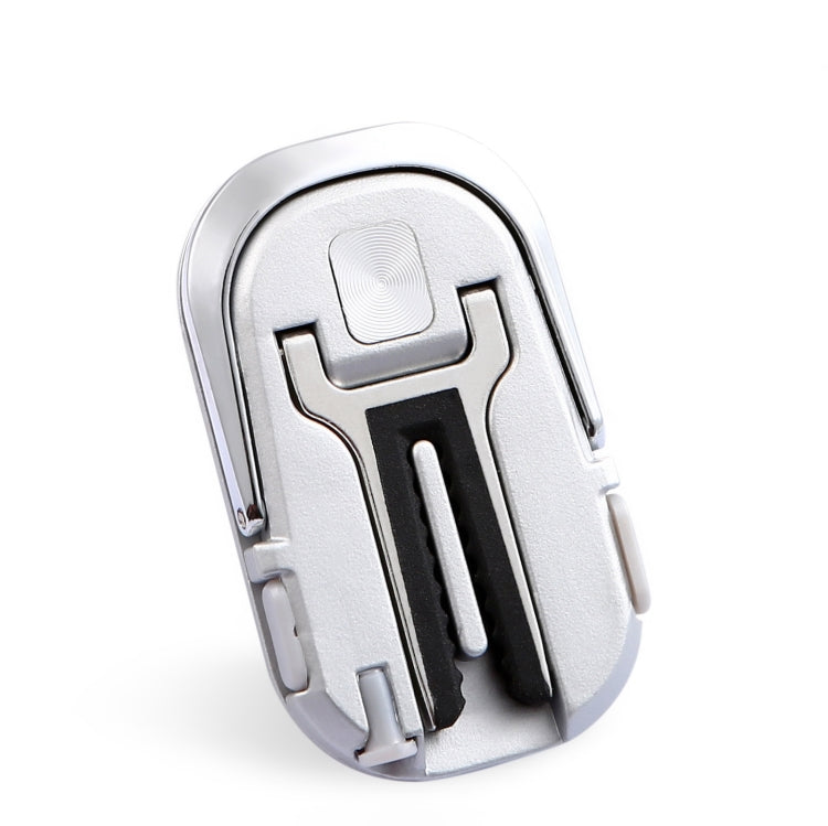 Car Multi-Function Air Outlet Navigation Ring Bracket with 3 PCS Set in Silver