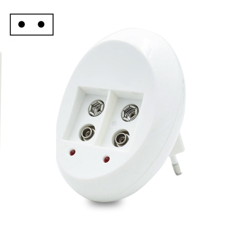 9V Lithium Rechargeable Battery Charger with EU Plug