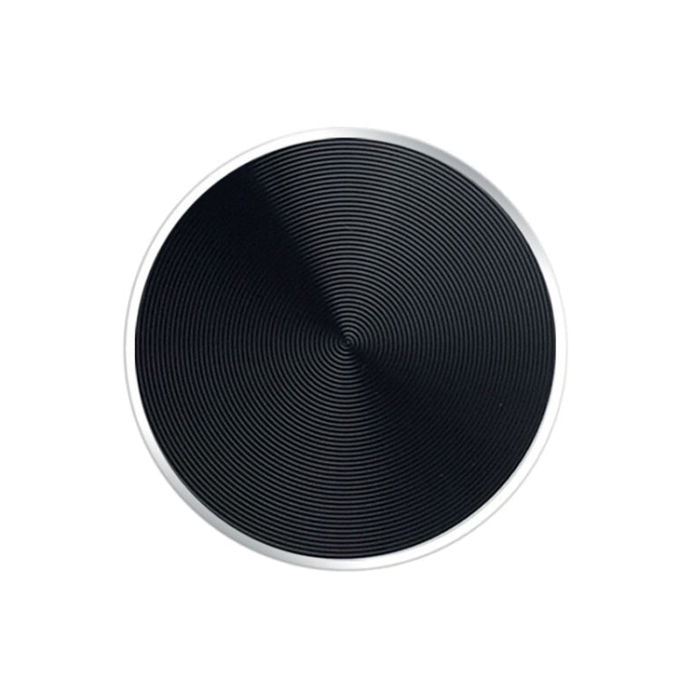 10-Piece CD Texture Aluminum Alloy Magnetic Sheet Set for Car Phone Holder, Black