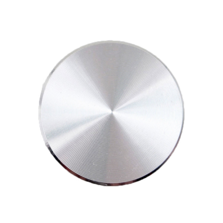 CD Texture Aluminum Alloy Magnetic Patch Set for Car Phone Holder - 10 Piece Set with Alcohol Cotton Sheet and Protective Film (Silver)
