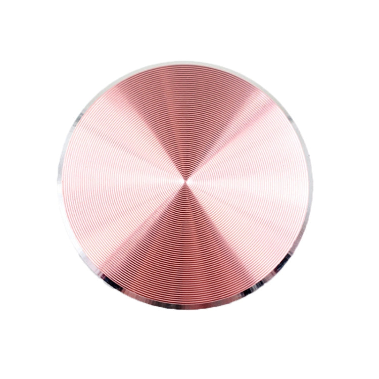 CD Texture Aluminum Alloy Magnetic Patch Set for Car Phone Holder - Rose Gold