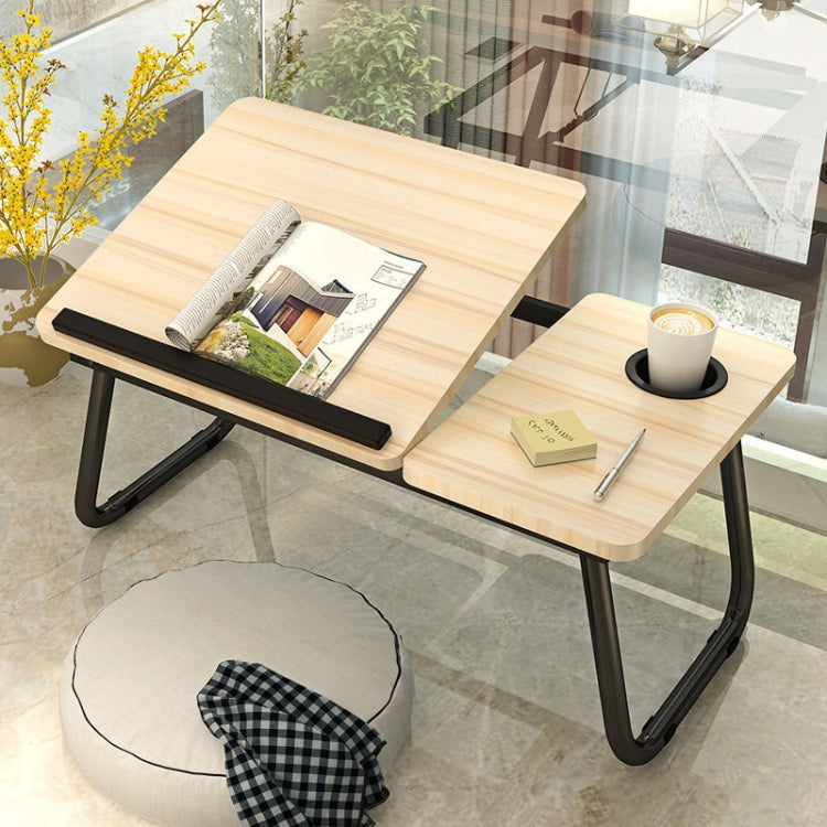 Adjustable Folding Laptop Desk with Cup Holder for Dormitory or Home Office